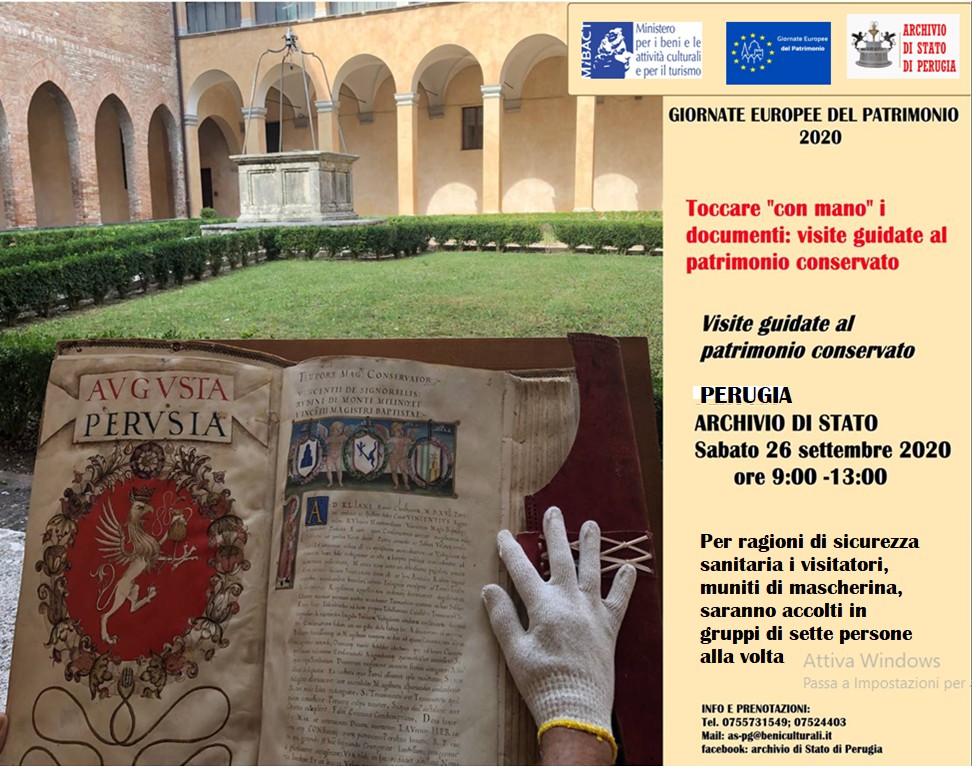 Toccare “con mano” i documenti: visite guidate al patrimonio conservato